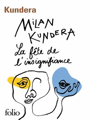 cover image of La fête de l'insignifiance